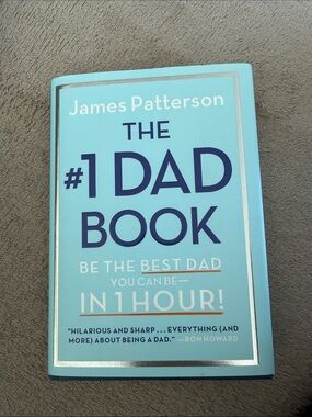 James Patterson "The #1 Dad Book" - Light Blue Hardcover